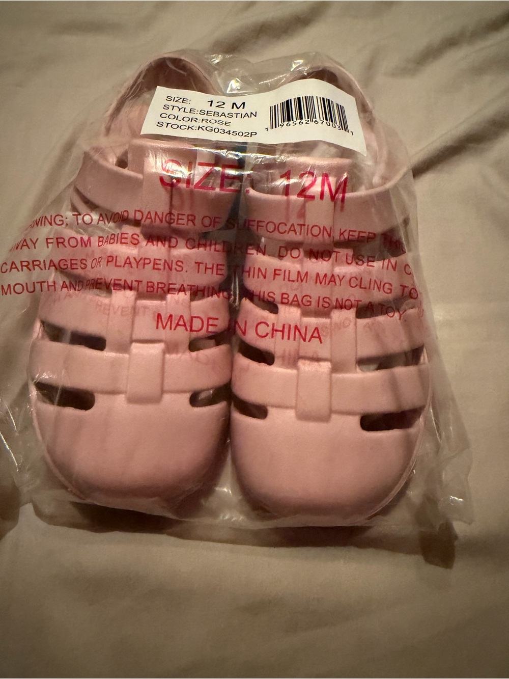 Stride Rite Toddler Jelly Sandals in Rose Pink
